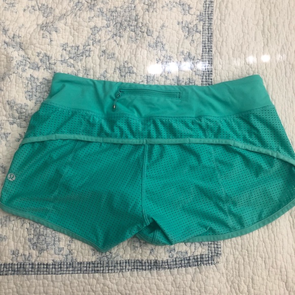 Lululemon speed shorts 6 Bali Breeze - Picture 3 of 5